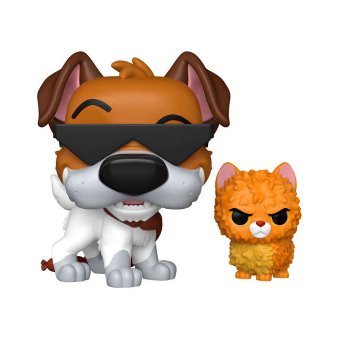 Funko Pop! Oliver & Company – Dodger with Oliver (Chase) #1705 | Exklusive Vinyl Figur