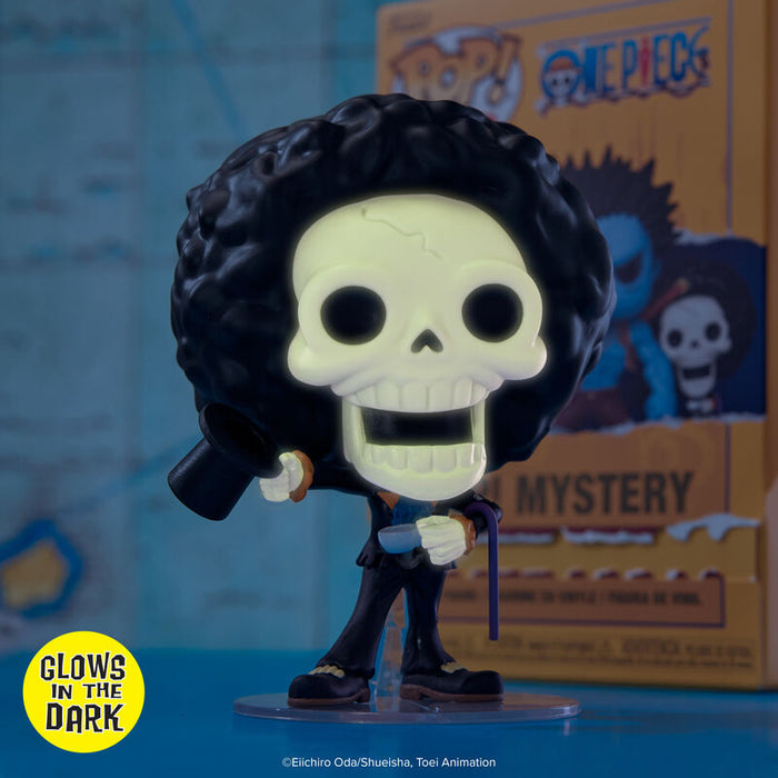Funko Pop! One Piece – Brook (GITD) #2447 | Vinyl Figur