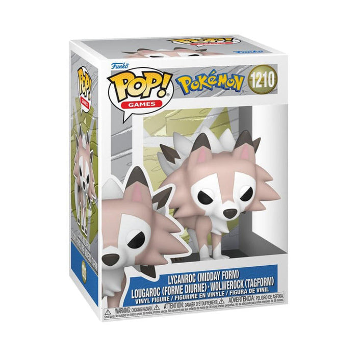 Funko Pop! Pokémon – Lycanroc / Wolwerock (Midday Form) #1210 | Vinyl Figur