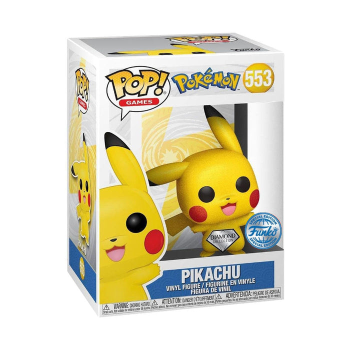 Funko Pop! Pokémon – Pikachu (Diamond Collection) #553 | Vinyl Figur