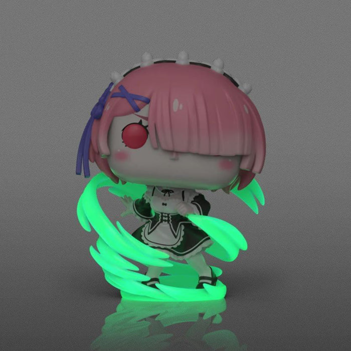 Funko Pop! Plus - Re:Zero – Ram (GITD) #2116 | Exklusive Vinyl Figur