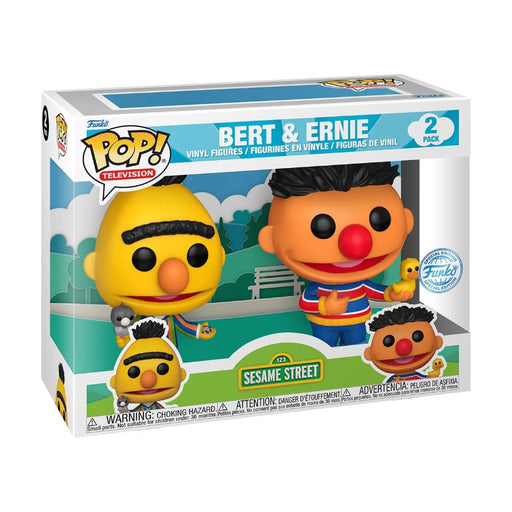 Funko Pop! Sesame Street – Bert & Ernie (2er-Pack) | Exklusive Vinyl Figuren