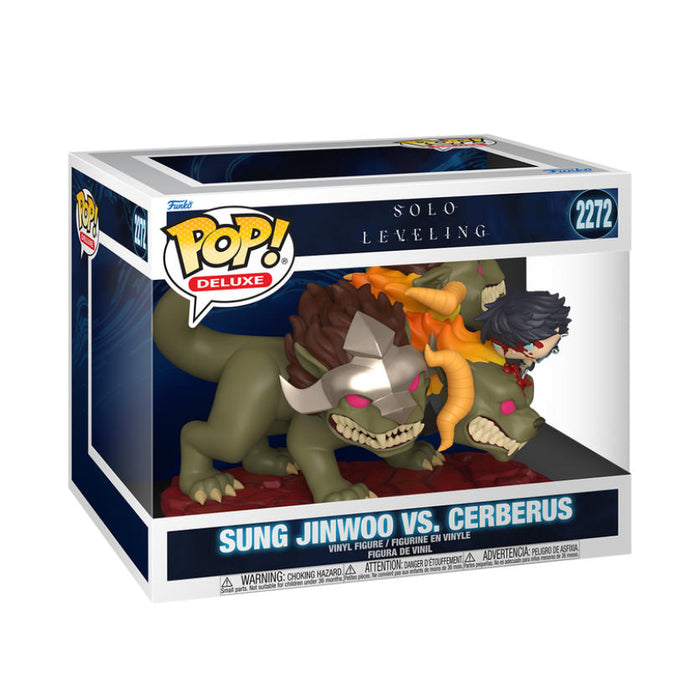 Funko Pop! Solo Leveling – Sung Jinwoo vs. Cerberus #2272 | Deluxe Vinyl Figur