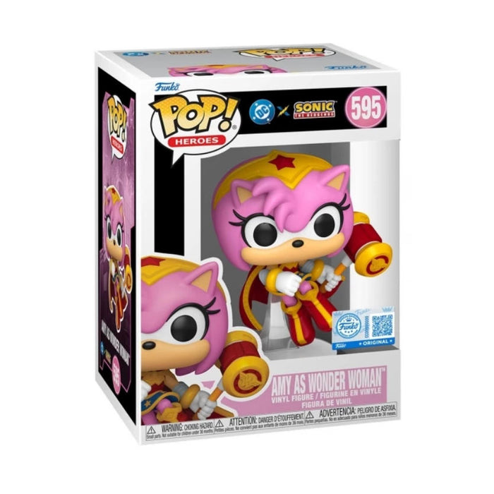 Funko Pop! DC Comics X Sonic - Amy As Wonder Woman #595