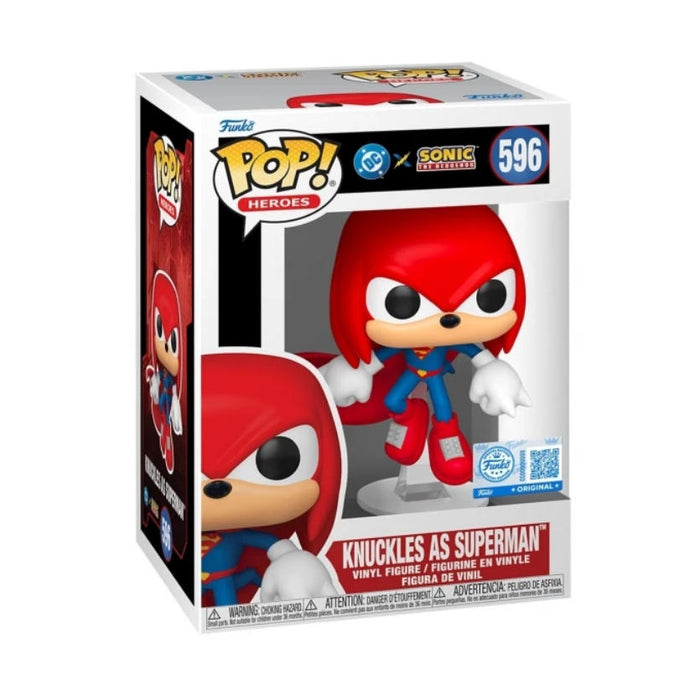 Funko Pop! DC Comics X Sonic - Knuckles As Superman #596