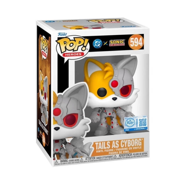 Funko Pop! DC Comics X Sonic - Tails as Cyborg #594