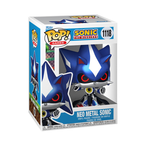 Funko Pop! Plus - Sonic The Hedgehog – Neo Metal Sonic #1118 | Vinyl Figur