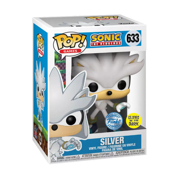 Funko Pop! Sonic The Hedgehog - Silver (GITD) #633