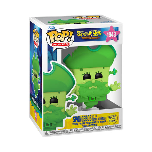 Funko Pop! The SpongeBob Movie – SpongeBob as The Flying Dutchman (Glow in the Dark) #1943 | Exklusive Vinyl Figur