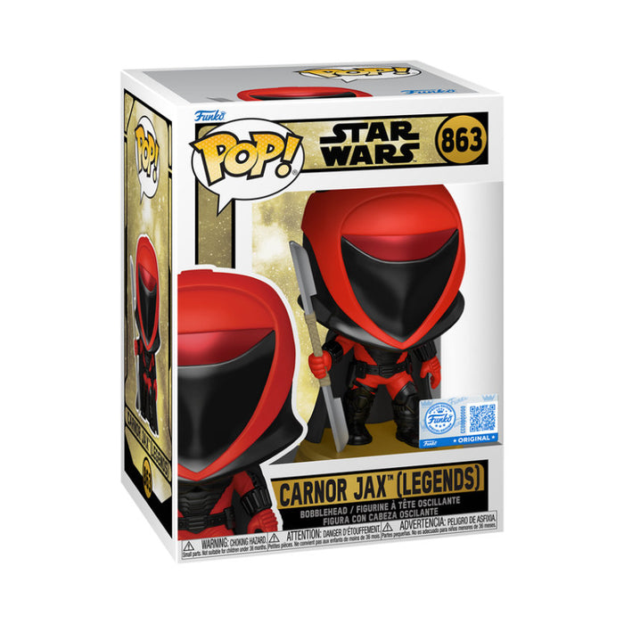 Funko Pop! Star Wars – Carnor Jax (Legends) #863 | Exklusive Vinyl Figur