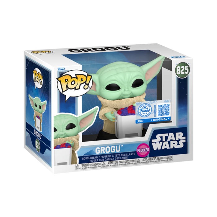 Funko Pop! Star Wars – Grogu (Flocked) #825 | Exklusive Vinyl Figur