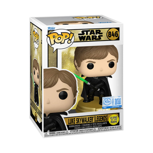 Funko Pop! Star Wars – Luke Skywalker (Legends) (GITD) #846 | Vinyl Figur