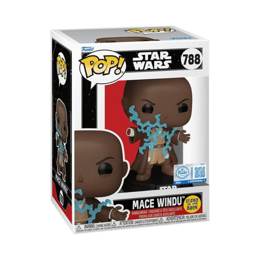 Funko Pop! Star Wars – Mace Windu (Glows in the Dark) #788 | Exklusive Vinyl Figur