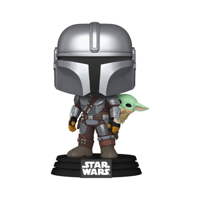 Funko Pop! Star Wars – The Mandalorian with Grogu #818 | Vinyl Figur