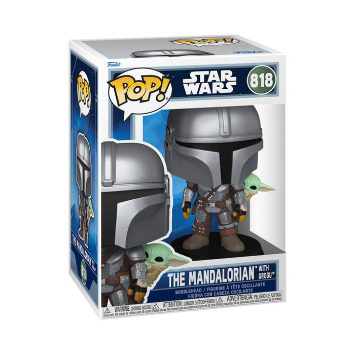 Funko Pop! Star Wars – The Mandalorian with Grogu #818 | Vinyl Figur