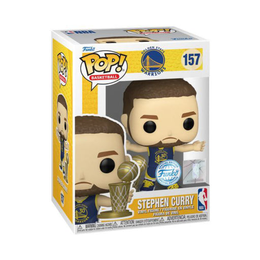 Funko Pop! NBA – Stephen Curry with Trophy #157 | Exklusive Vinyl Figur