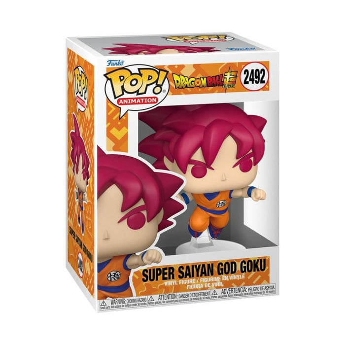 Funko Pop! Dragon Ball Super – Super Saiyan God Goku #2492 | Vinyl Figur