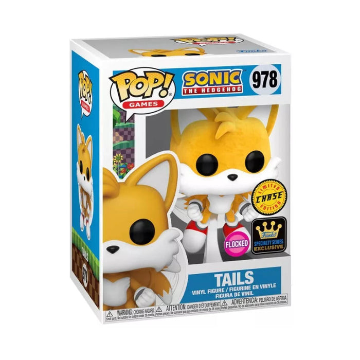 Funko Pop! Sonic The Hedgehog - Tails *Flocked Chase* #978