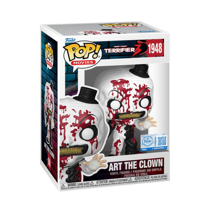 Funko Pop! Terrifier – Art the Clown (Bloody) #1948 | Exklusive Vinyl Figur