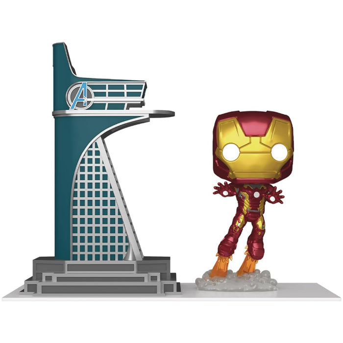 Funko Pop! Town - The Infinity Saga - Avengers Tower & Iron Man (GITD) #35