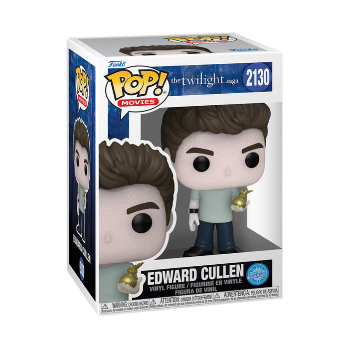 Funko Pop! Twilight – Edward Cullen (Glitter Chase Bundle) #2130 | Exklusive Vinyl Figur