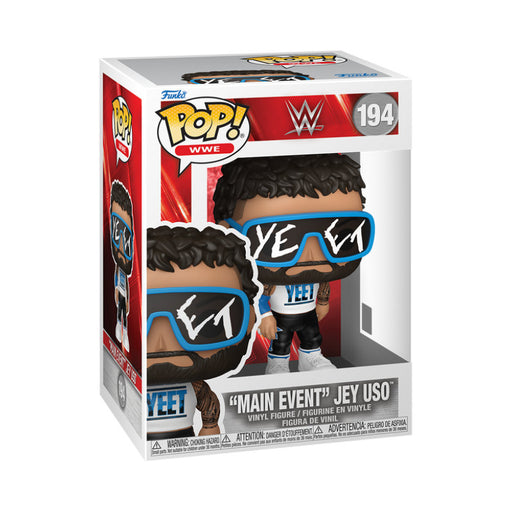 Funko Pop! WWE – "Main Event" Jey Uso #194 | Vinyl Figur