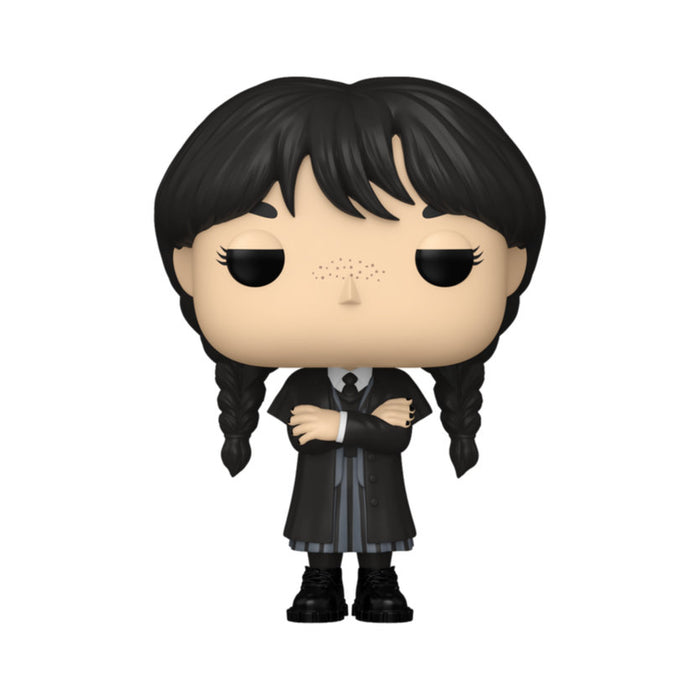 Funko Pop! Wednesday – Wednesday Addams (Black Coat) #1815 | Vinyl Figur
