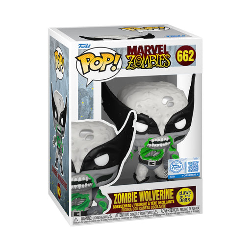 Funko Pop! Marvel Zombies – Zombie Wolverine (Glow in the Dark) #662 | Exklusive Vinyl Figur