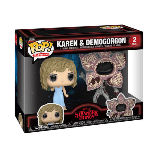 Funko Pop! Stranger Things – Karen & Demogorgon | 2er-Pack Vinyl Figuren