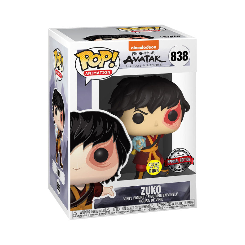 Funko Pop! Avatar - Zuko (GITD) #838