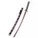 One Piece – Katana Deko Schwert Zoro Shusui Edition | Stahlklinge | Schwarz-Rot