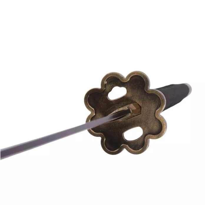 One Piece – Katana Deko Schwert Zoro Shusui Edition | Stahlklinge | Schwarz-Rot