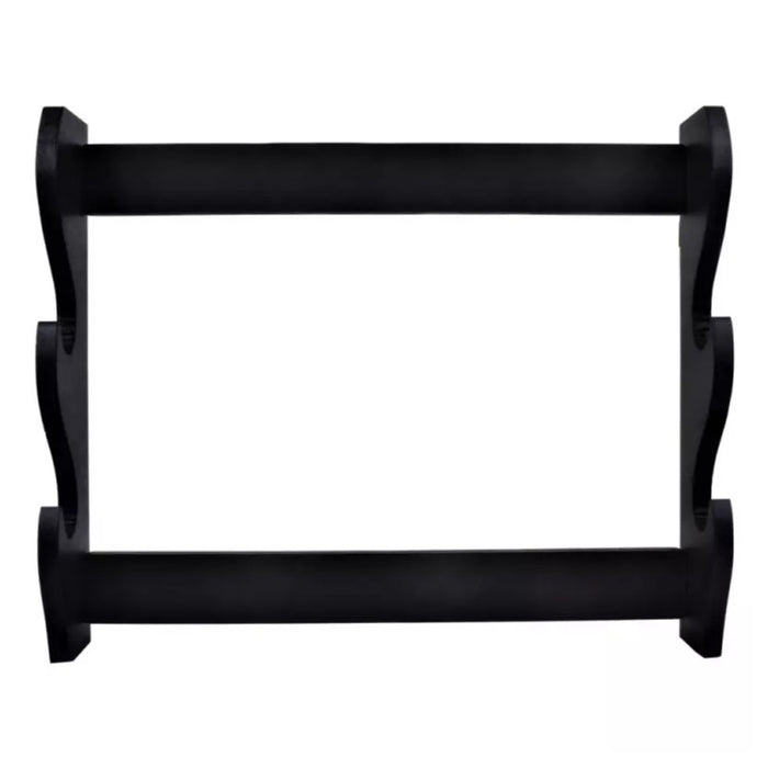 Katana Wandhalterung für 2 Schwerter | Holz Wandständer