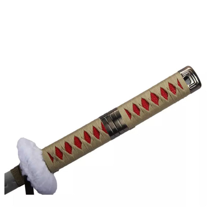 One Piece – Katana Deko Schwert Trafalgar Law Kikoku Edition | Stahlklinge | Schwarz-Weiß