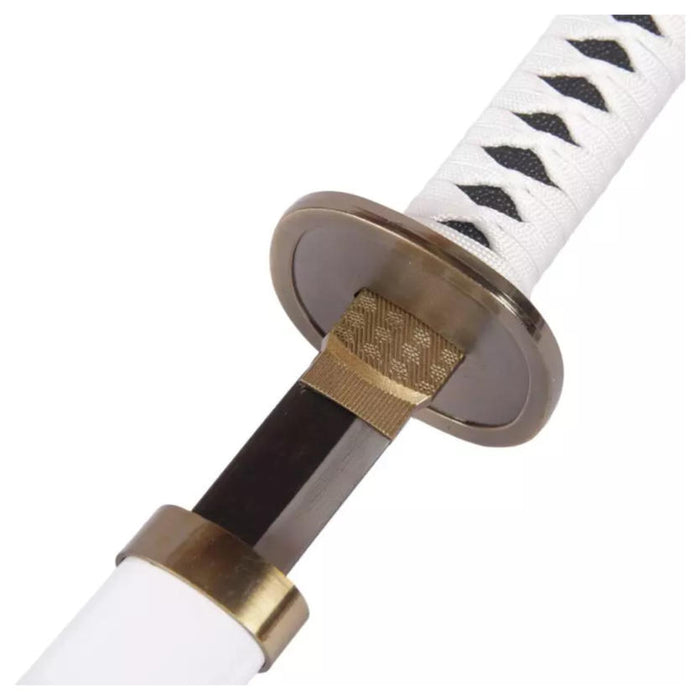 One Piece – Katana Deko Schwert Zoro Wado Ichimonji Edition | Stahlklinge | Weiß-Schwarz