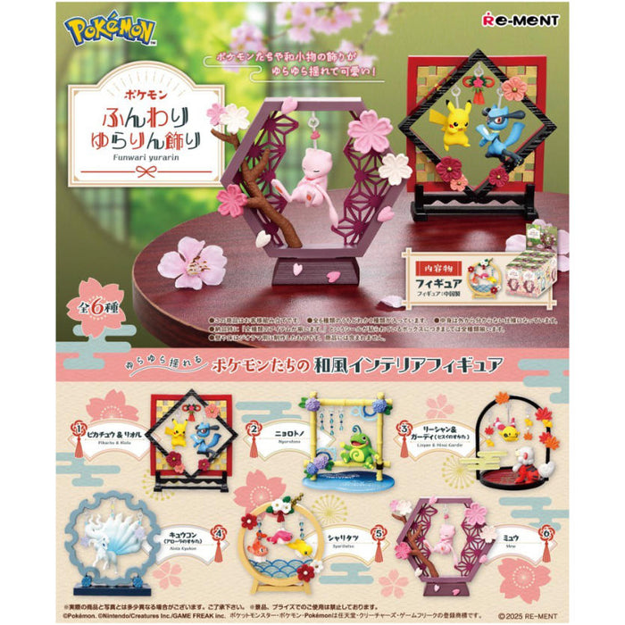 Pokémon Re-Ment – Funwari Yurarin Collection Blind Box | Offizielle Mini Figur