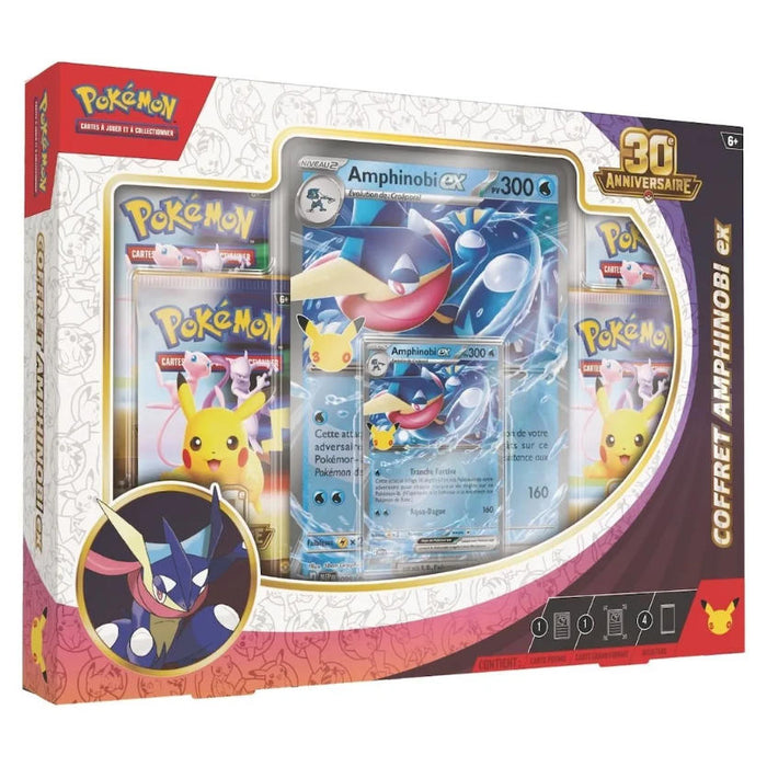 Pokémon TCG – 30. Jubiläum Amphinobi-ex Kollektion | Französisch (FR)
