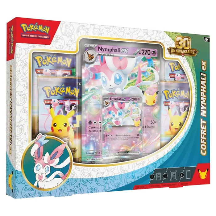 Pokémon TCG – 30. Jubiläum Nymphali-ex Kollektion | Französisch (FR)