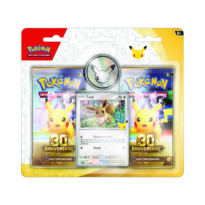 Pokémon TCG – 30. Jubiläum Evoli Promo Kollektion | Französisch (FR)