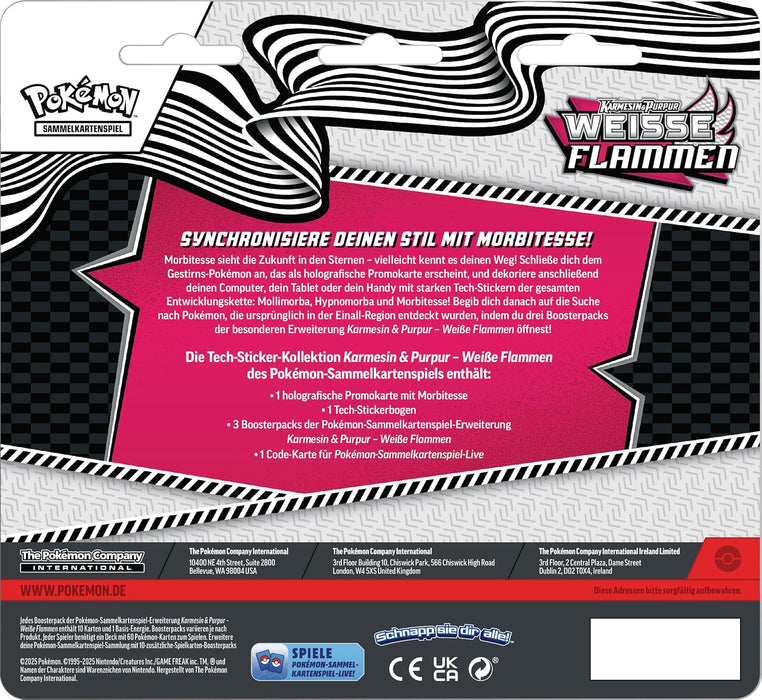 Pokémon TCG Karmesin & Purpur 10.5: Weisse Flammen Tech-Sticker Kollektion