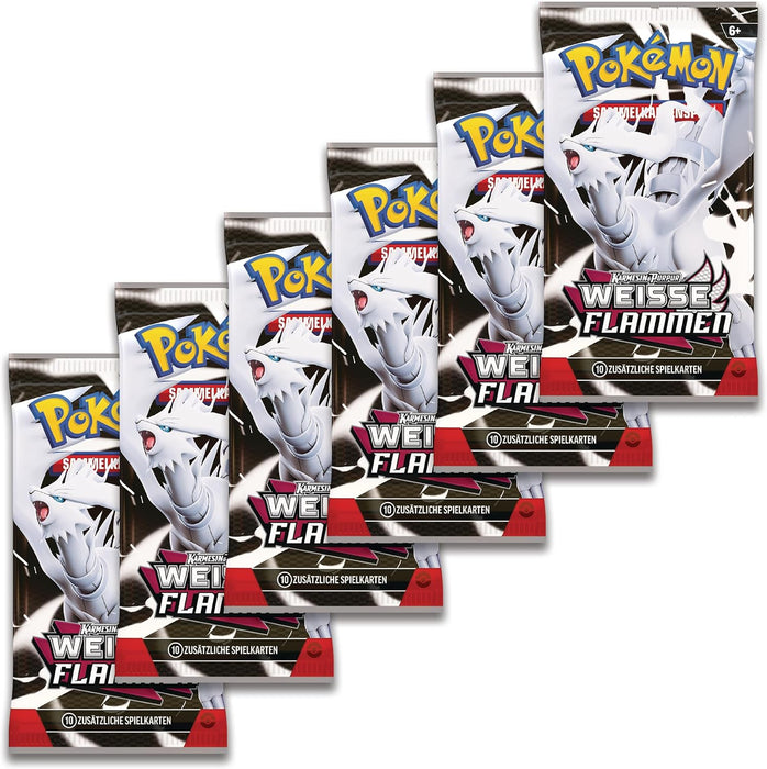 Pokémon TCG Karmesin & Purpur 10.5: Weisse Flammen Boosterbundle