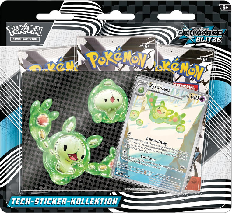Pokémon TCG Karmesin & Purpur 10.5: Schwarze Blitze Tech-Sticker Kollektion 