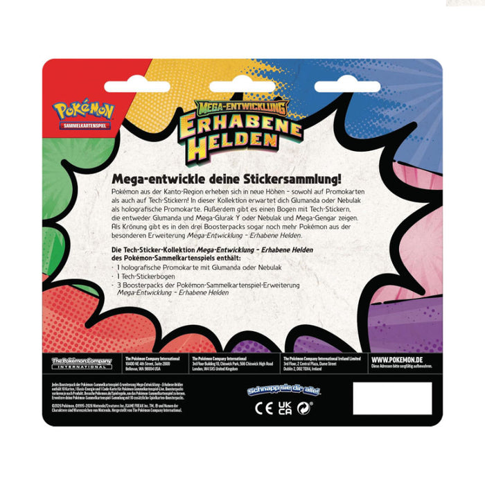 Pokémon TCG – Erhabene Helden Tech-Sticker-Kollektion Nebulak | Deutsche Version