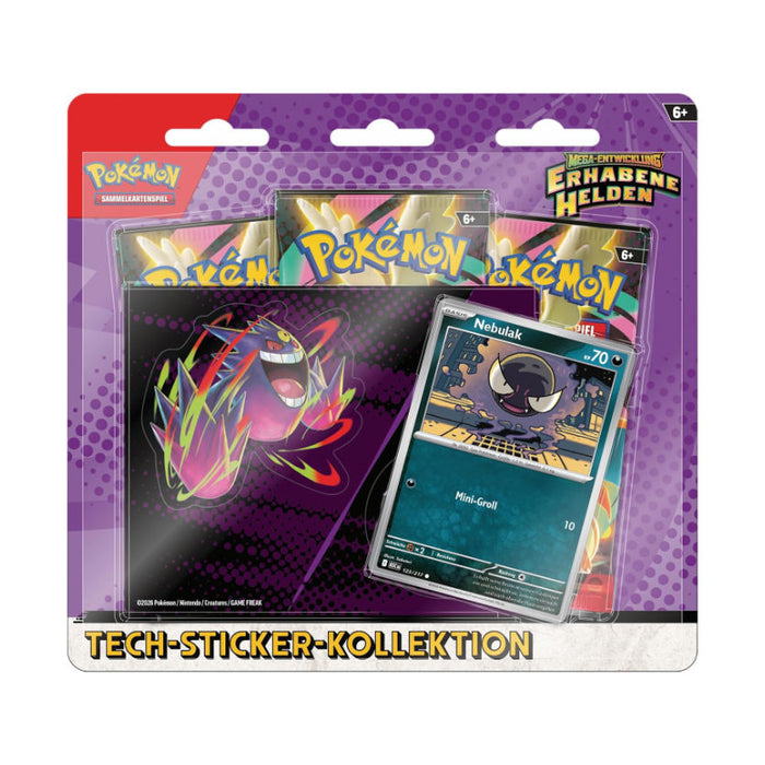 Pokémon TCG – Erhabene Helden Tech-Sticker-Kollektion Nebulak | Deutsche Version