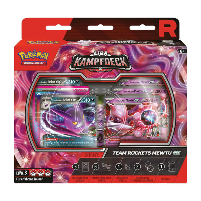 Pokémon TCG – Liga Kampfdeck Team Rocket Mewtu ex | Deutsche Version