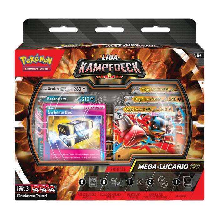 Pokémon TCG – Liga-Kampfdeck Mega-Lucario-ex | Deutsche Edition