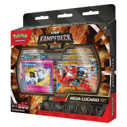 Pokémon TCG – Liga-Kampfdeck Mega-Lucario-ex | Deutsche Edition