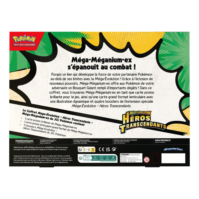 Pokémon TCG – Mega Evolution Meganium ex Box (FR) | Heros Transcendants
