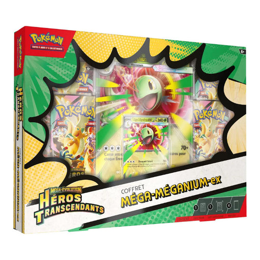 Pokémon TCG – Mega Evolution Meganium ex Box (FR) | Heros Transcendants 