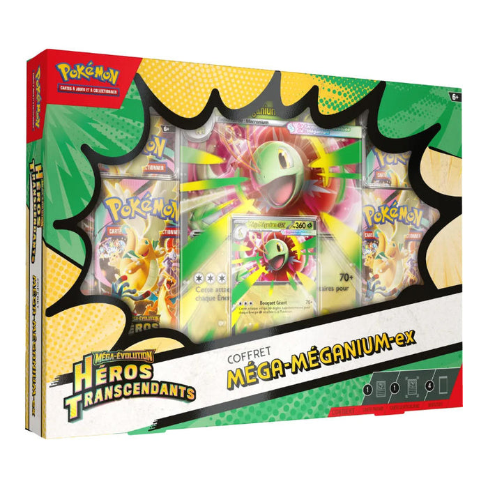 Pokémon TCG – Mega Evolution Meganium ex Box (FR) | Heros Transcendants 